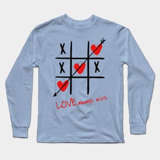 Love always wins Valentines shirt Long Sleeve T-Shirt